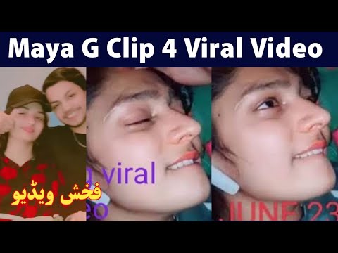 Maya g viral video 4:49 full video 100% real video link